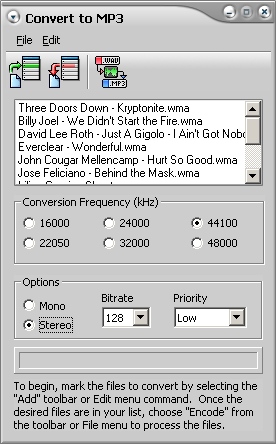 WAV MP3 Converter Software